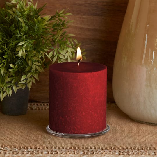 Root Candles Timberline™ 4" x 4" Unscented Pillar Candle